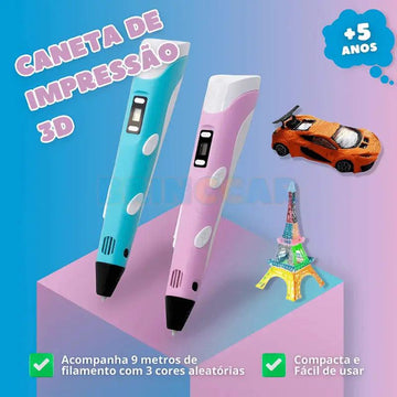 Caneta de Impressão 3D Kids